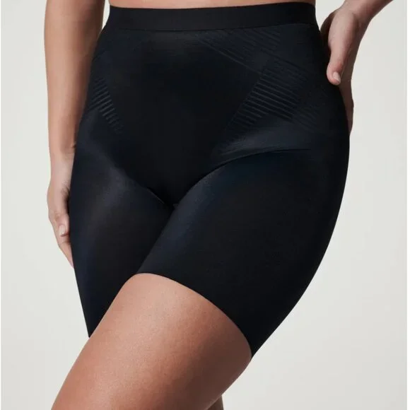 SPANX SPANXshape™ Invisible Mid-Thigh Short Women's XS Black Shapewear - Picture 12 of 12